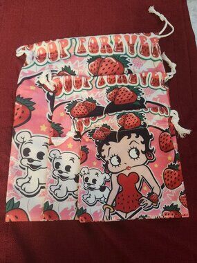 Betty boop Set of 3 drawstring bags S,M,L cloth